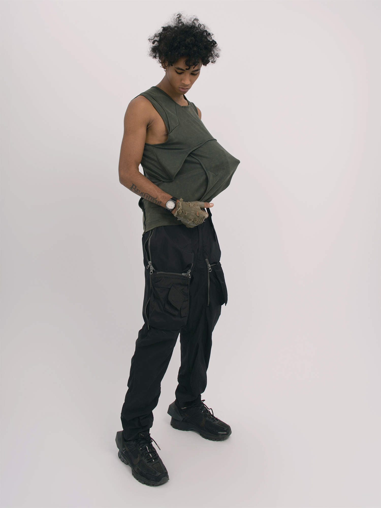STEAM Deconstructed Spliced Washed Vest