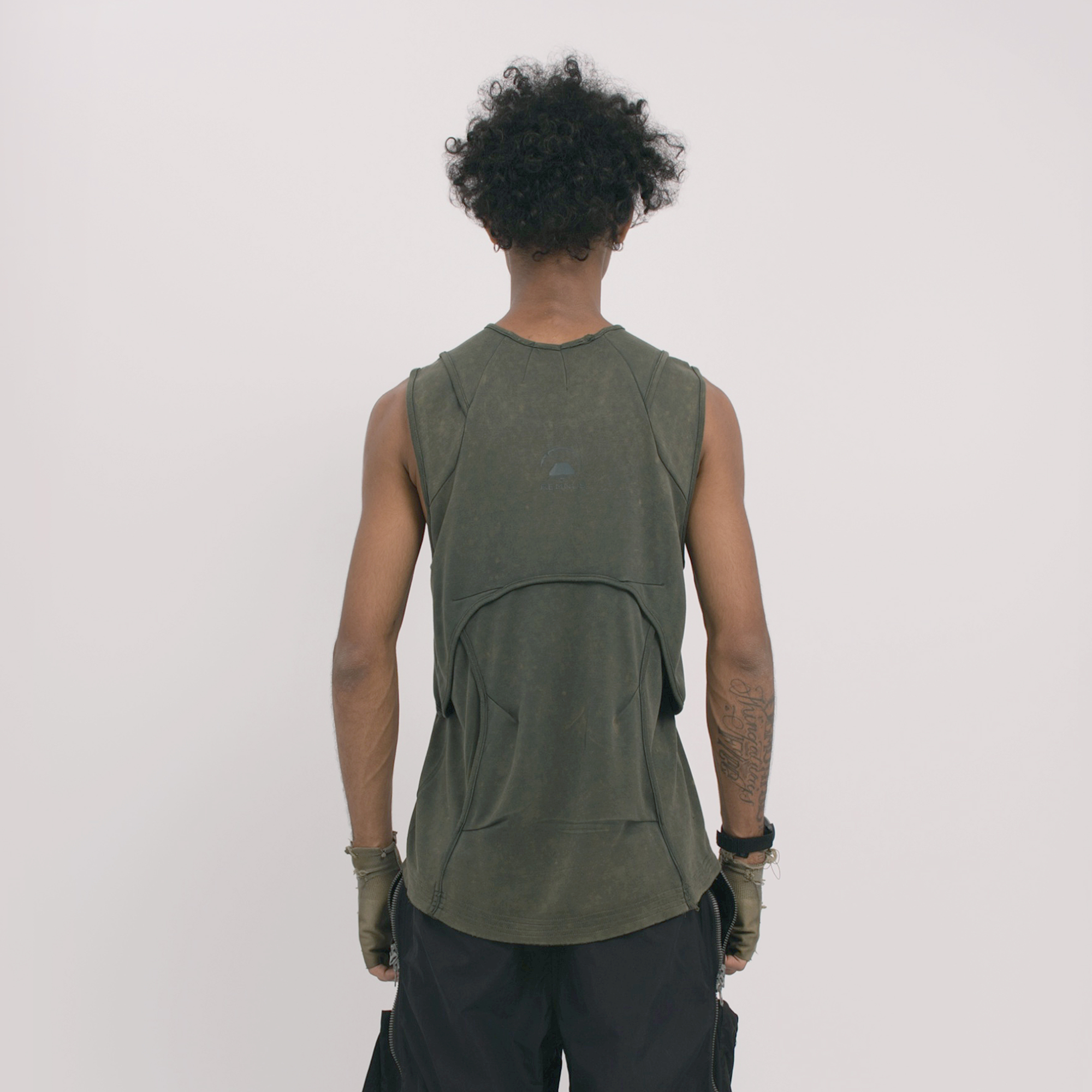 STEAM Deconstructed Spliced Washed Vest