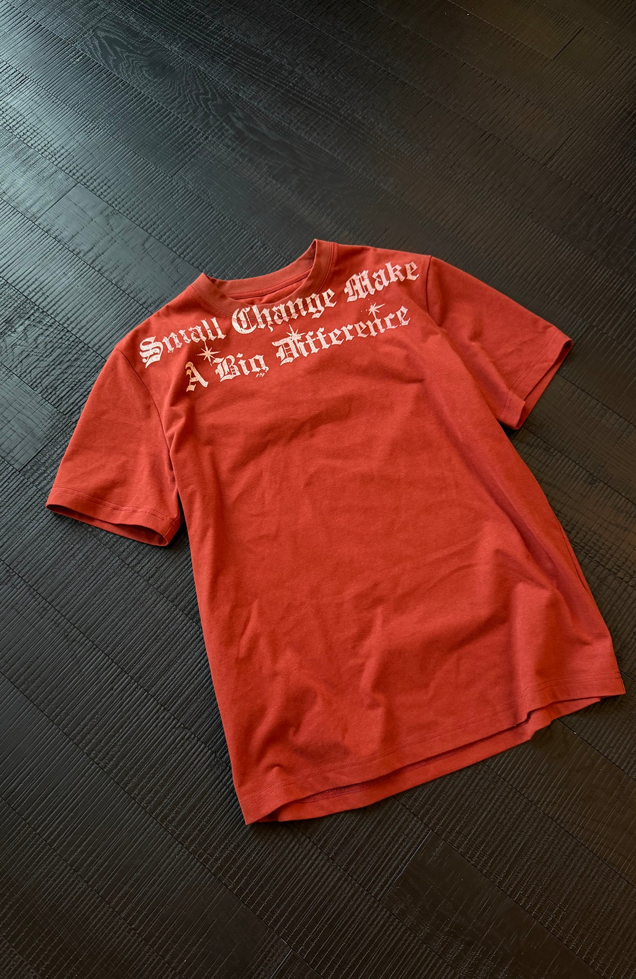 KREATE Fade-Wash Slogan Tee, premium urban and streetwear designers apparel on PROJECTISR.com, KREATE