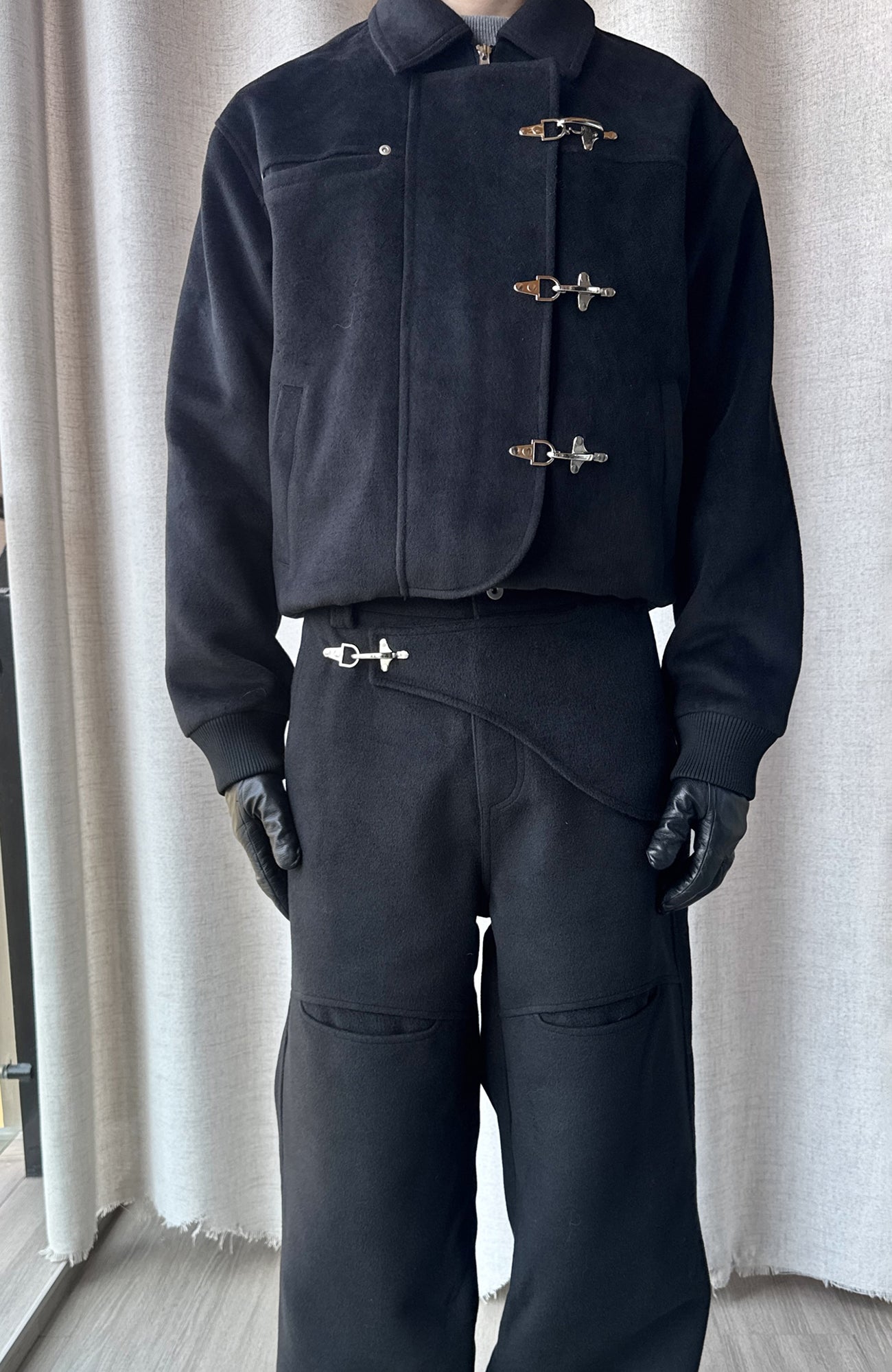 ESAIAS Harness-Lock Wool-Blend Jacket