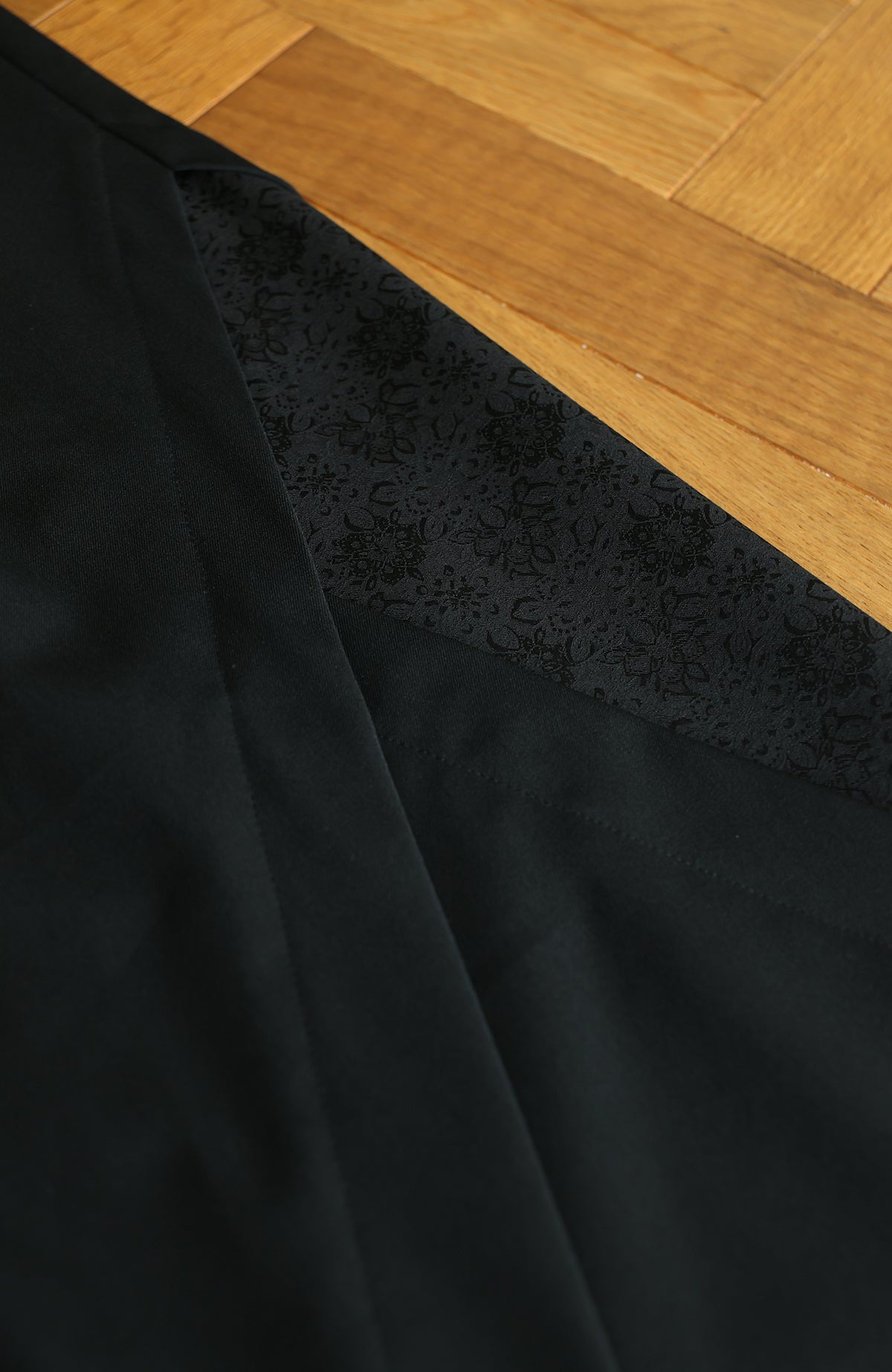 OKAYTHXBYE Deconstructed Spliced Wide-Leg Trousers