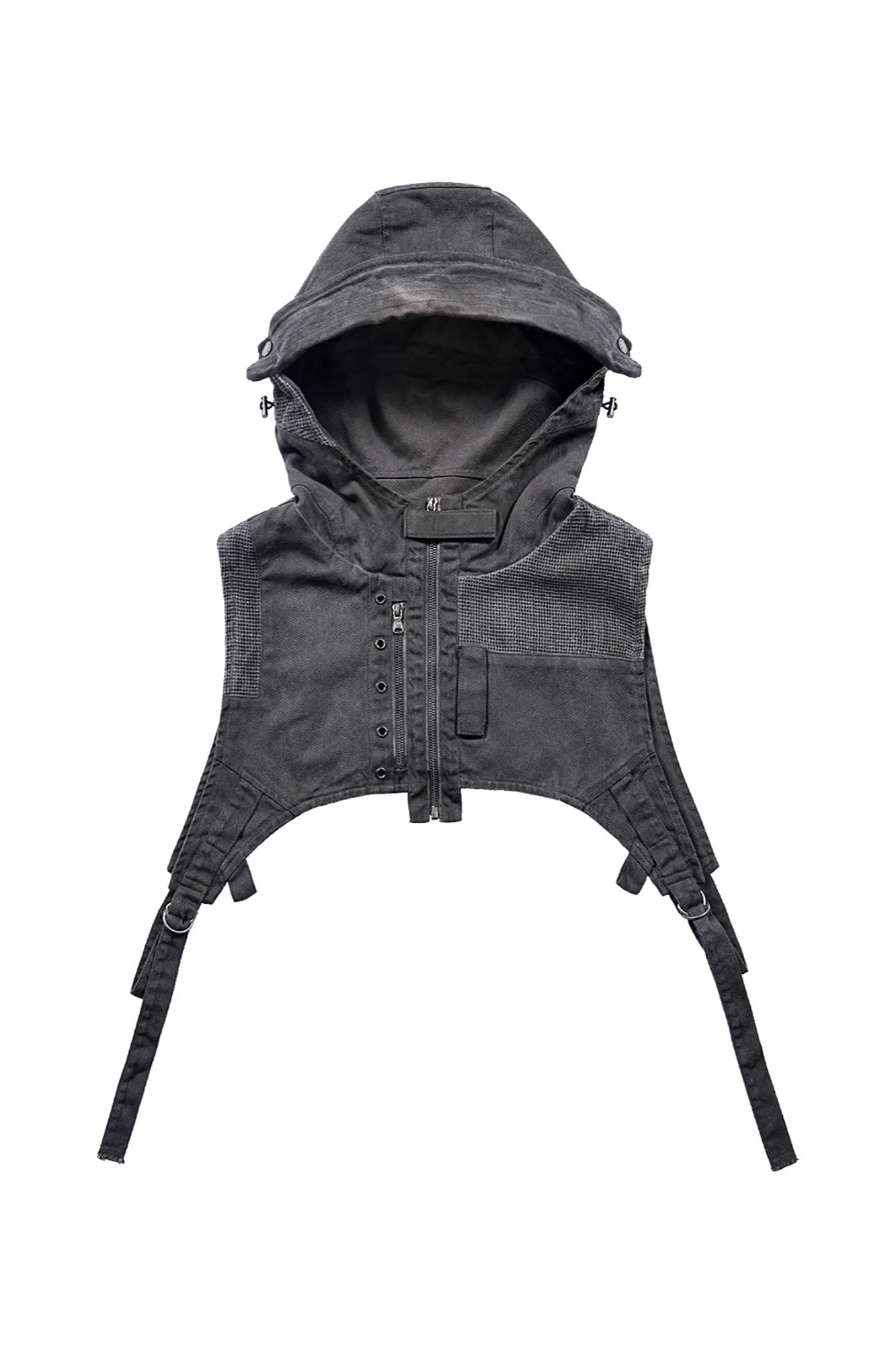 UNDERWATER Scavenger Hooded Vest, premium urban and streetwear designers apparel on PROJECTISR.com, UNDERWATER