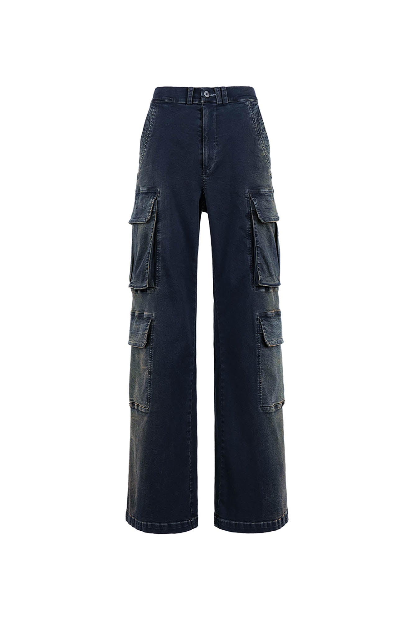 UNDERWATER Multi Pockets Gradient Jeans