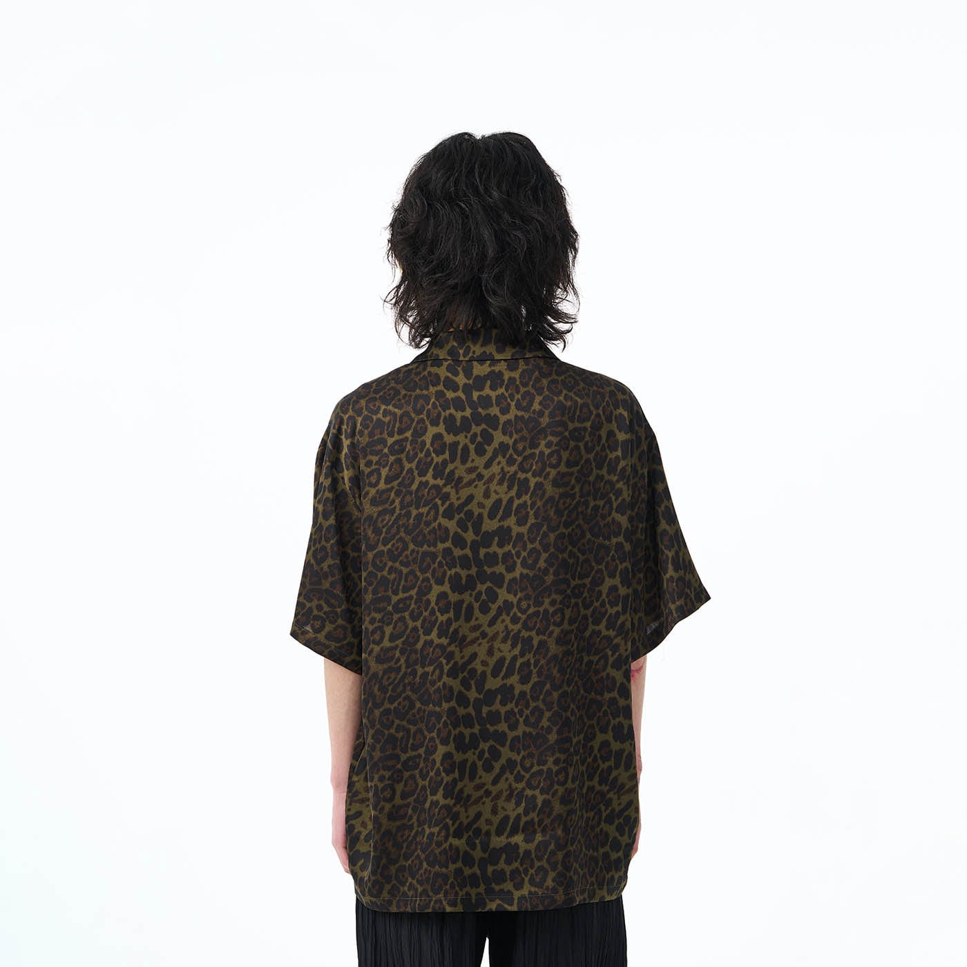 EPIC POETRY Leopard Half Shirt Dark Green, premium urban and streetwear designers apparel on PROJECTISR.com, EPIC POETRY