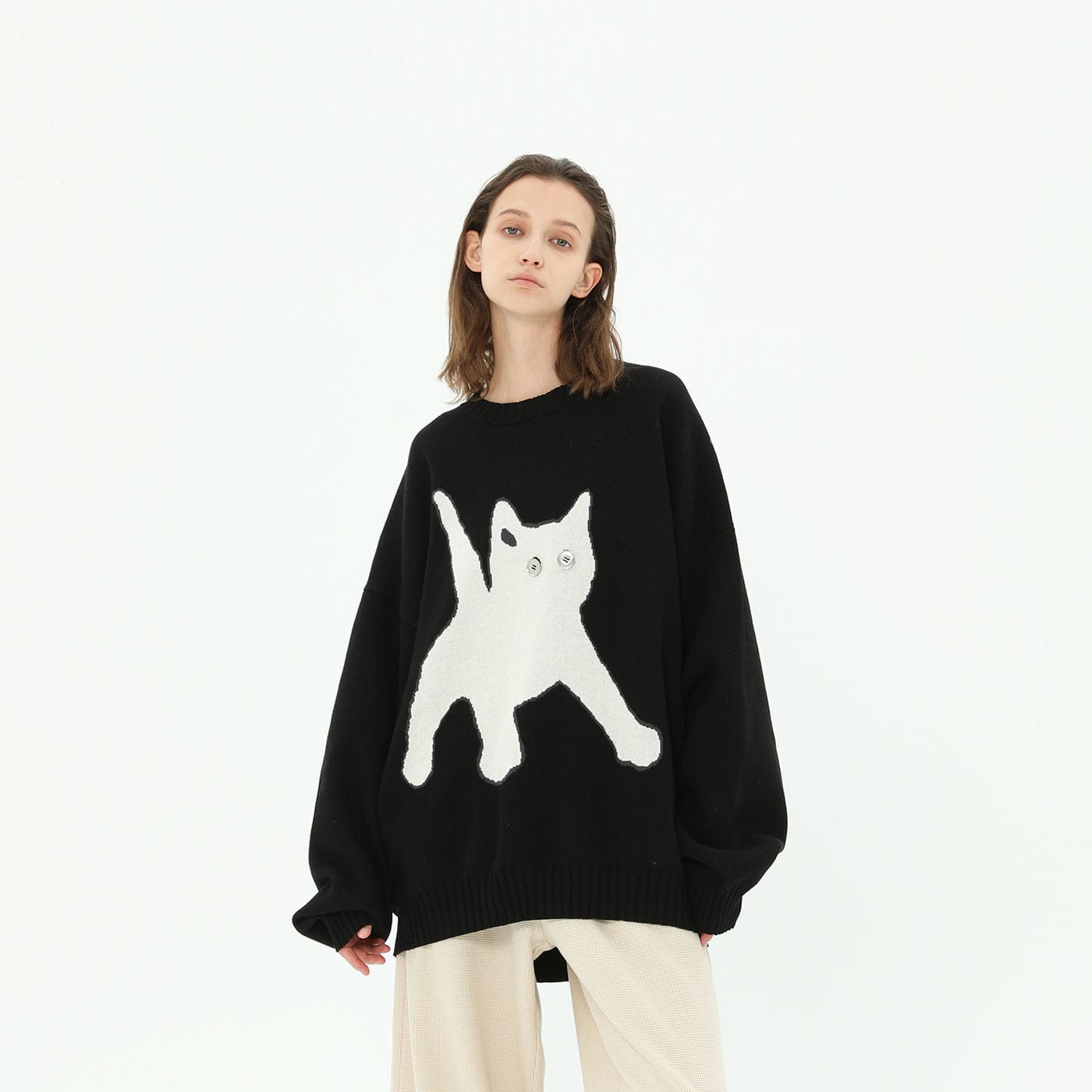 MIICHOUS Cat Sweater, premium urban and streetwear designers apparel on PROJECTISR.com, Miichous