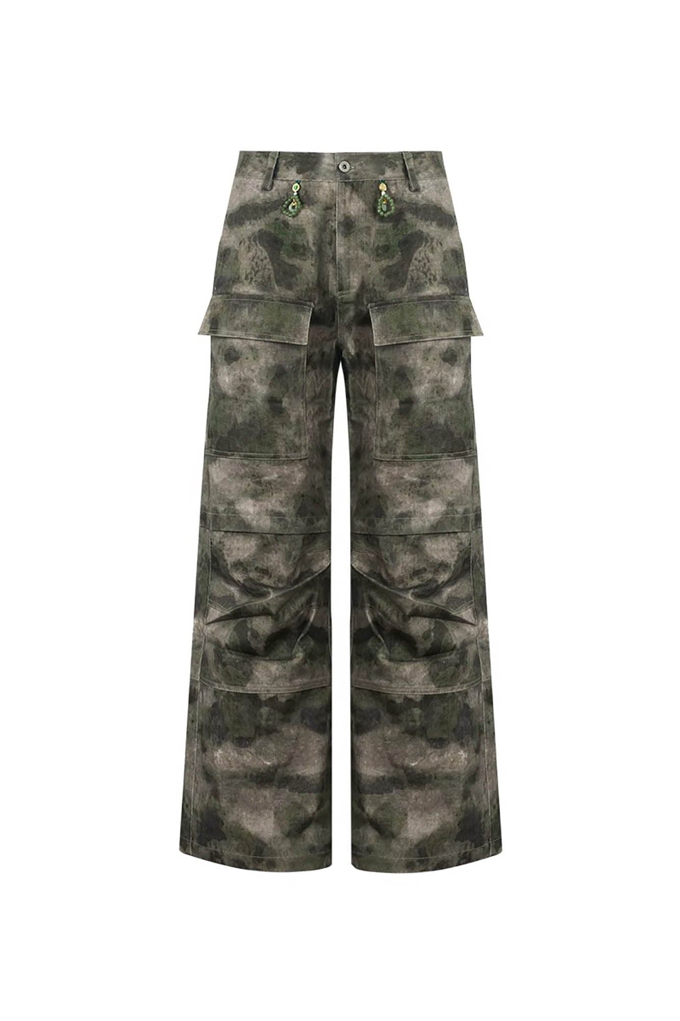 1997 POSTOFFICE Moss Camo Cargo Pants