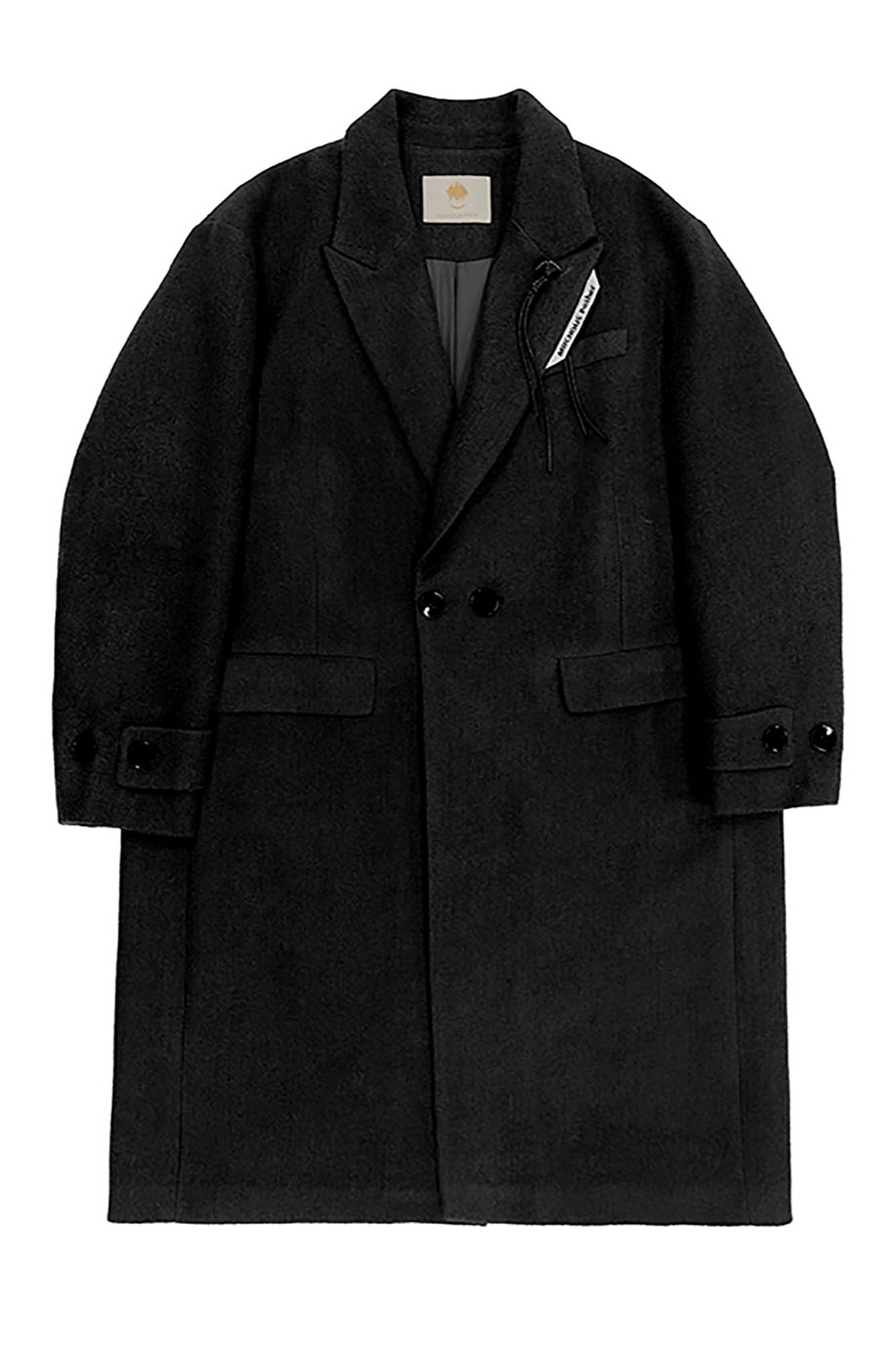 MIICHOUS Modern Oversized Double-Breasted Wool Coat, premium urban and streetwear designers apparel on PROJECTISR.com, Miichous