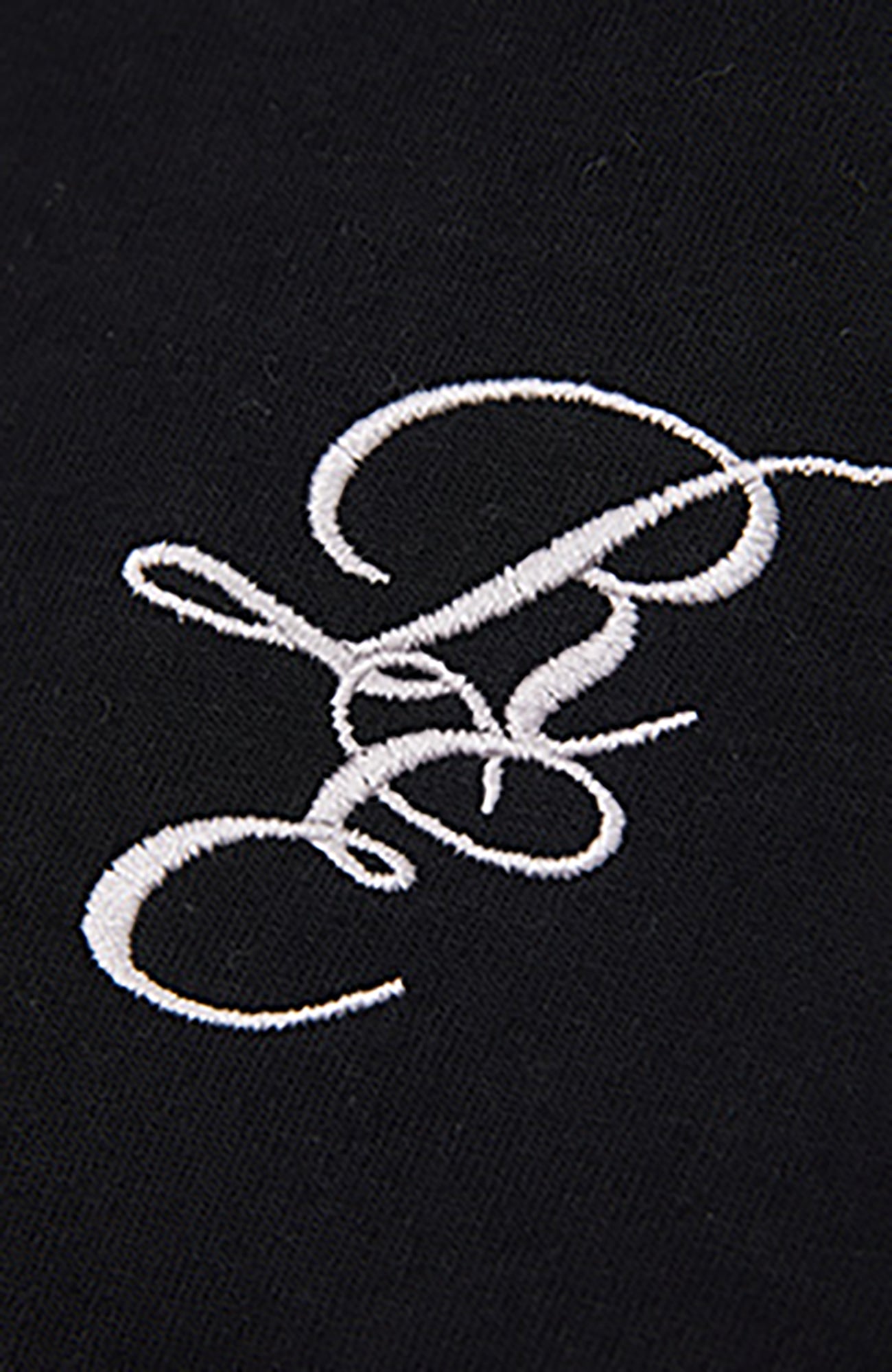 RELABEL Layered Sleeve Embroidered Polo Shirt