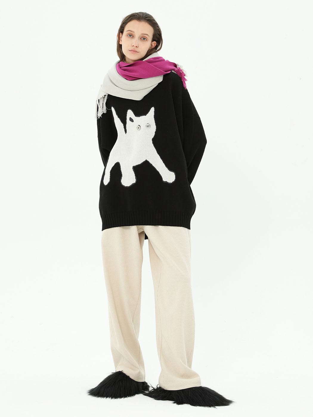 MIICHOUS Cat Sweater, premium urban and streetwear designers apparel on PROJECTISR.com, Miichous