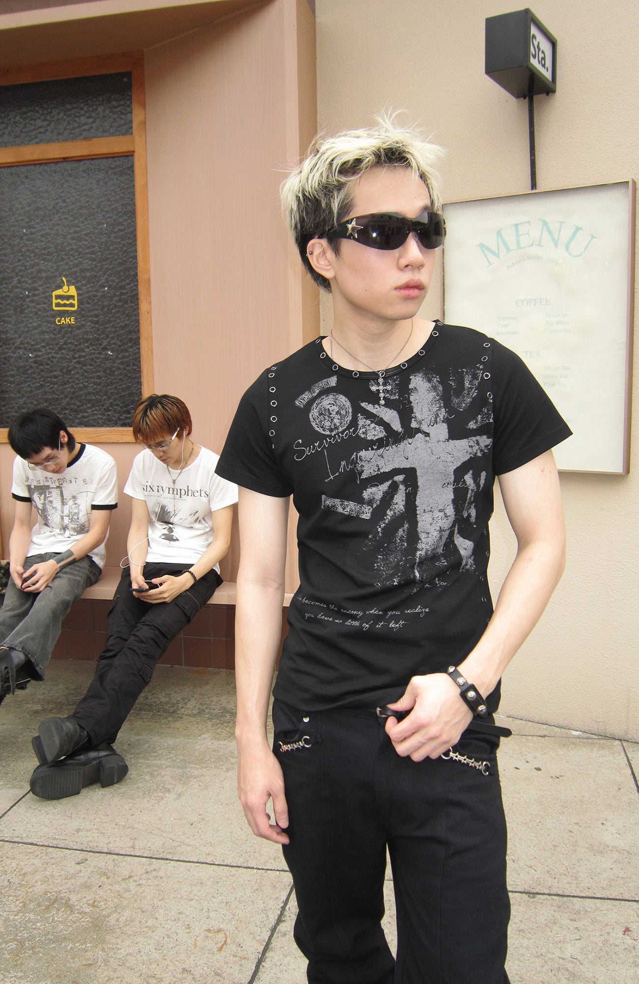 SADSOUP Grommet Graphic Slim Tee
