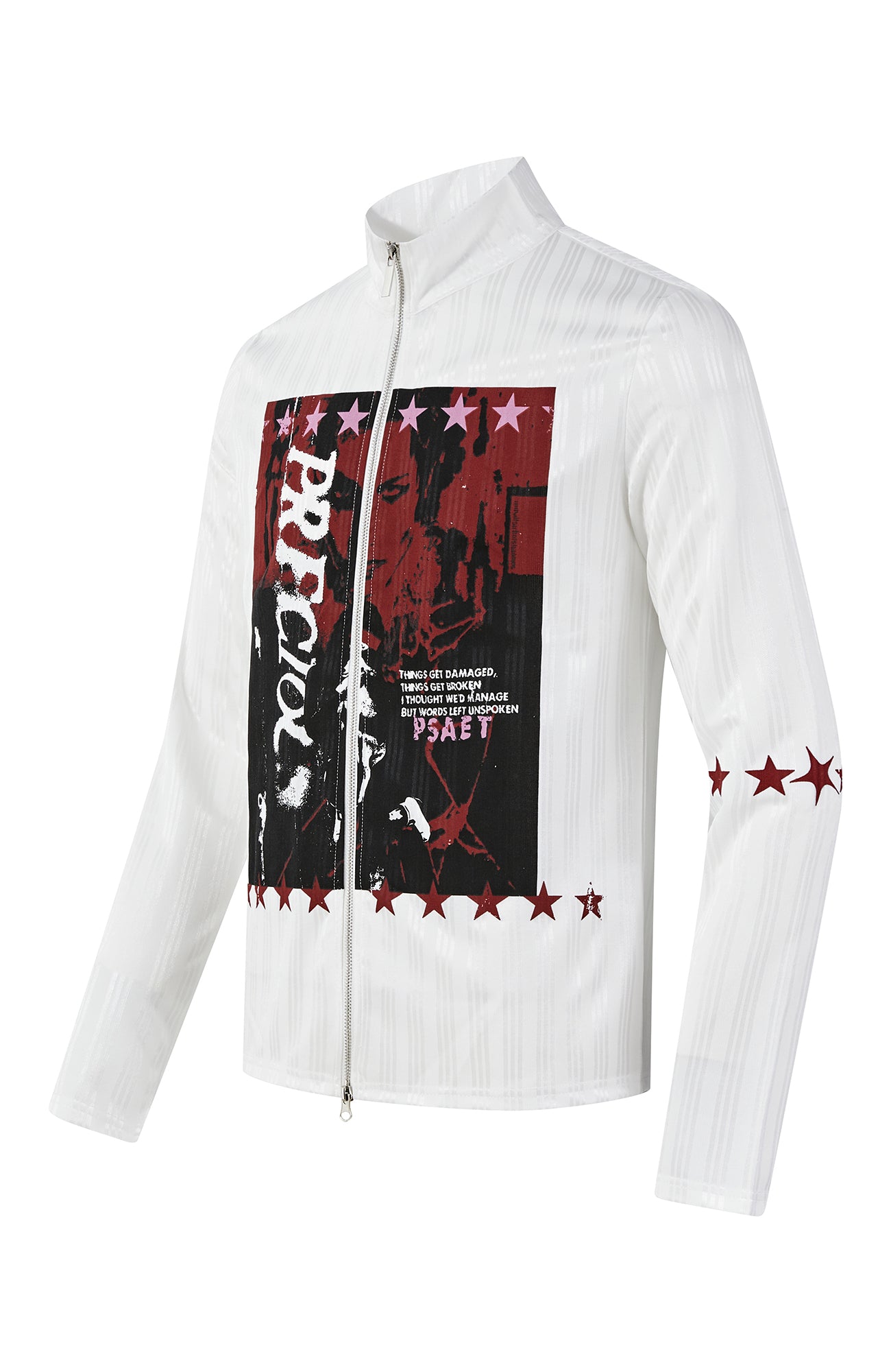 PASET Graphic Portrait Zip-Up Jacket