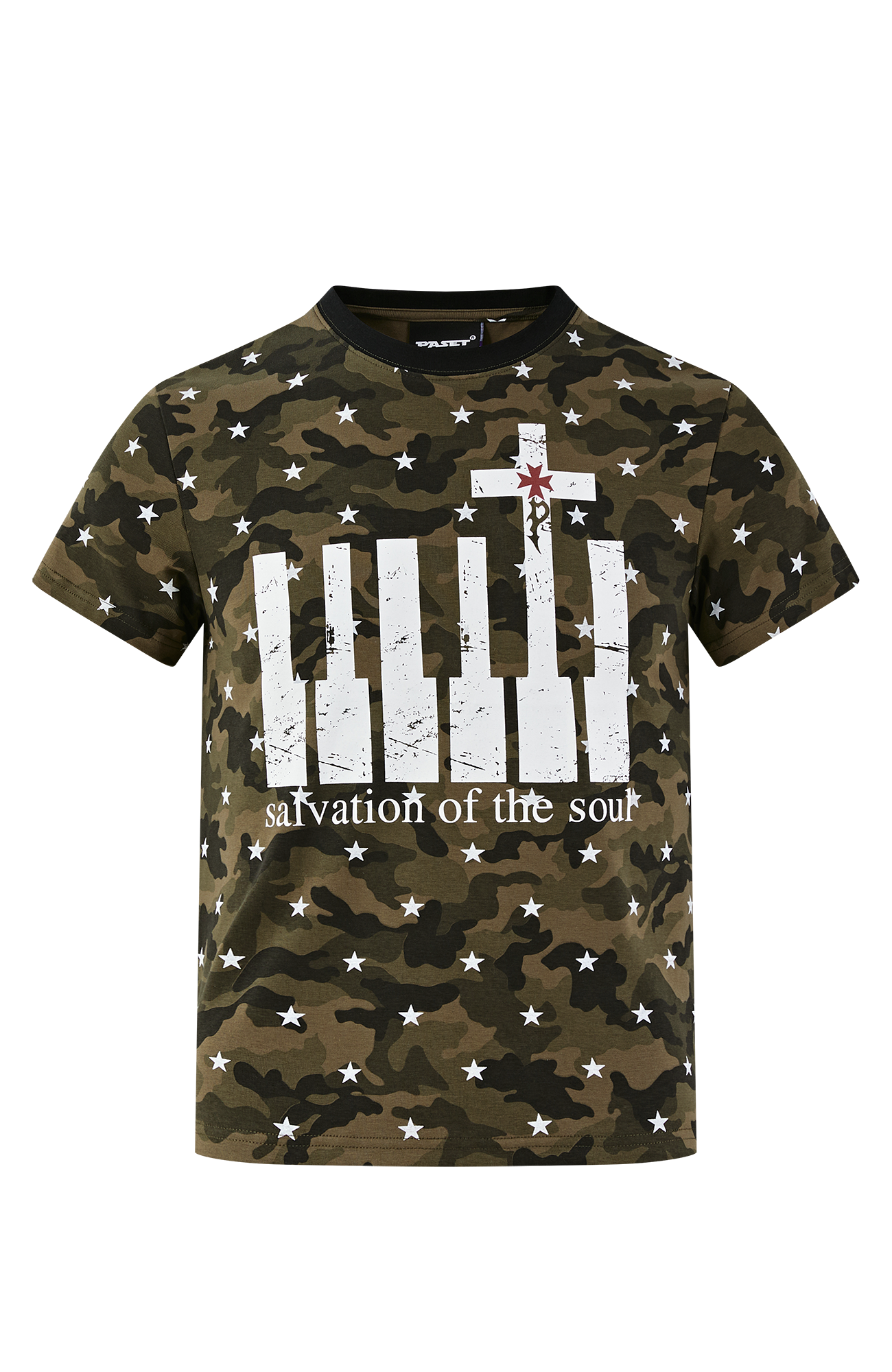 PASET Star Camo Cross Graphic Tee