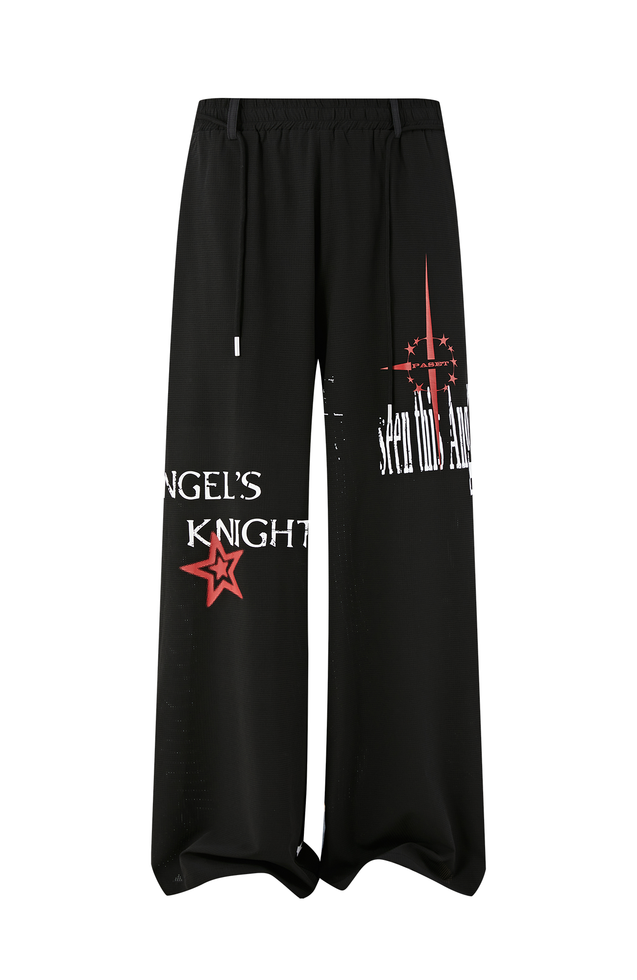 PASET Star Graphic Wide-Leg Pants