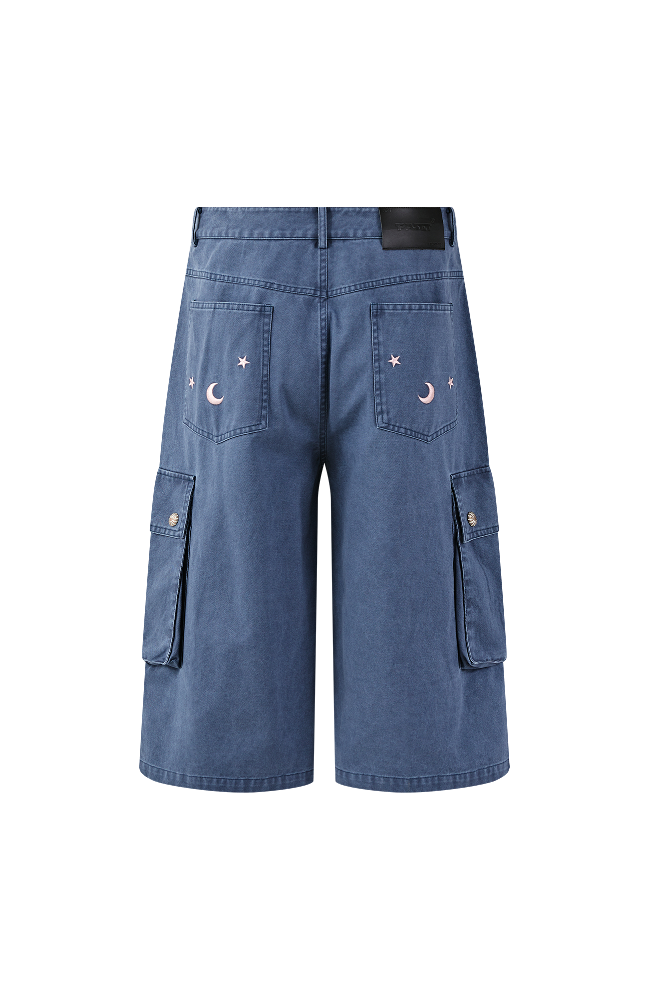 PASET Unicorn Embroidered Cargo Shorts