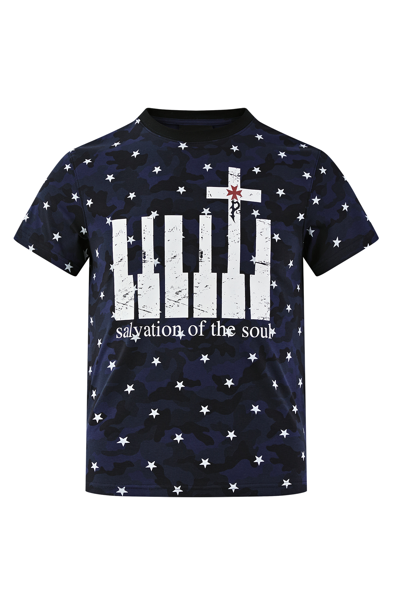 PASET Star Camo Cross Graphic Tee
