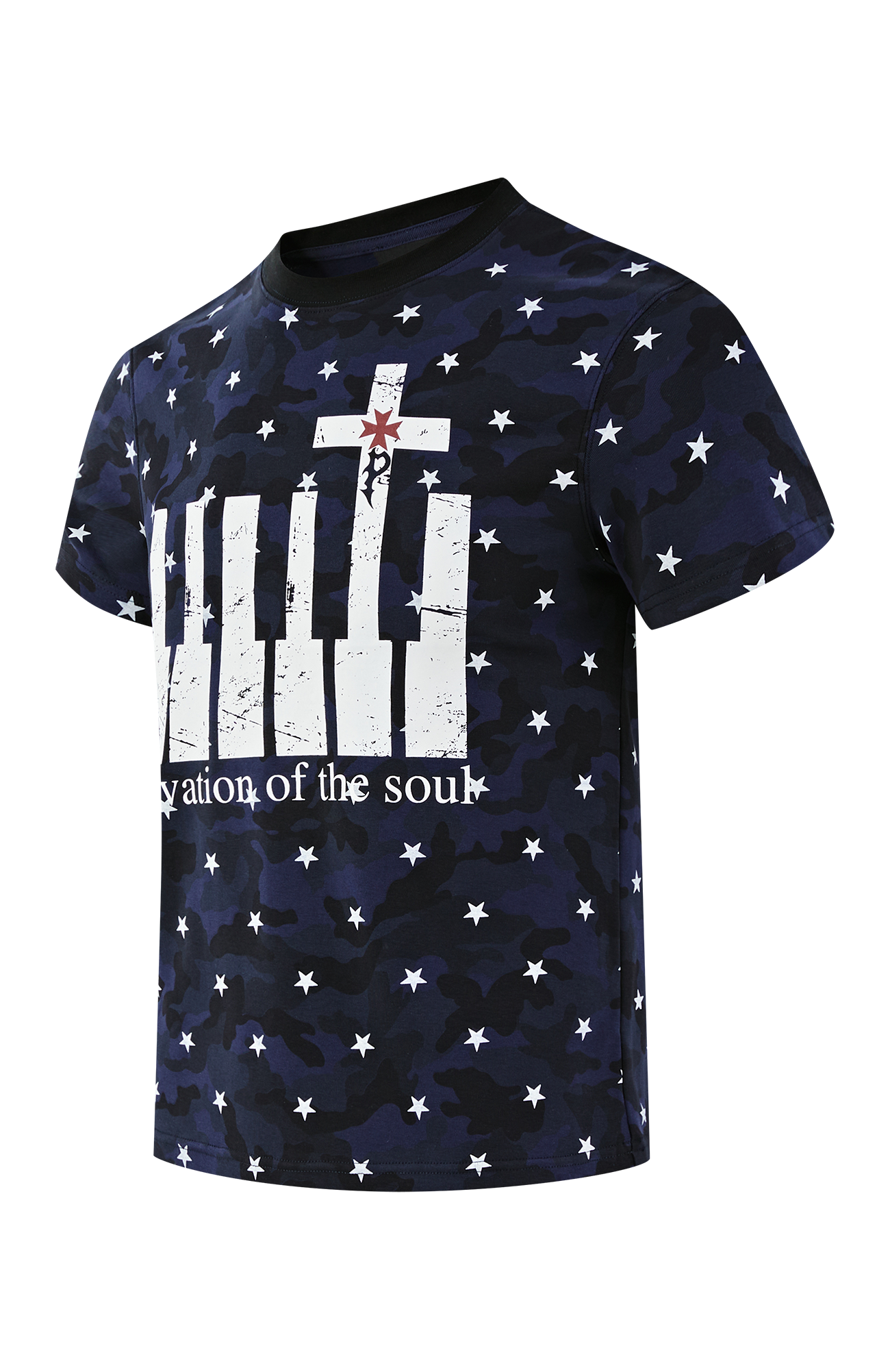 PASET Star Camo Cross Graphic Tee