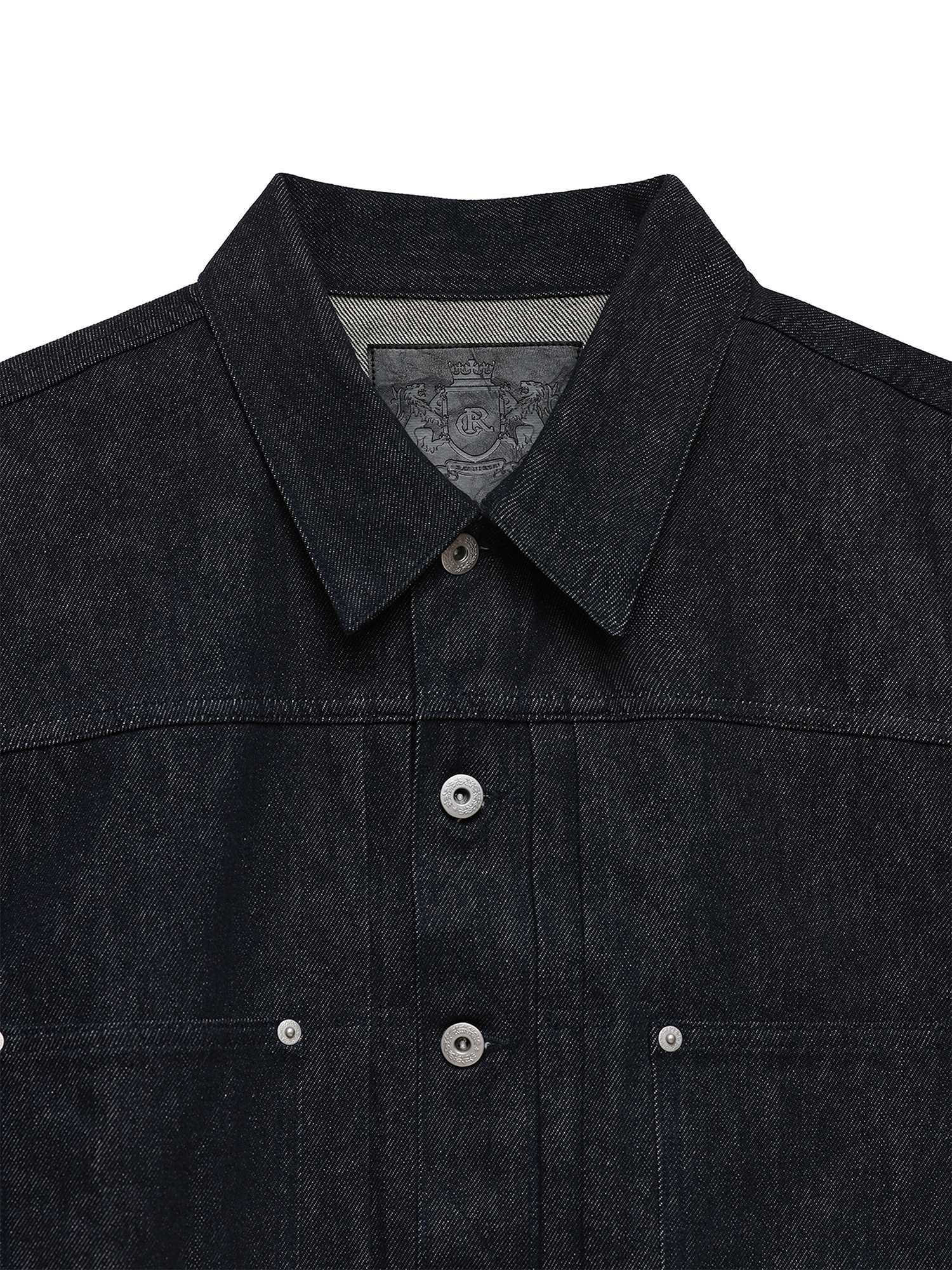 6CRAYON Indigo Denim Oversized Jacket