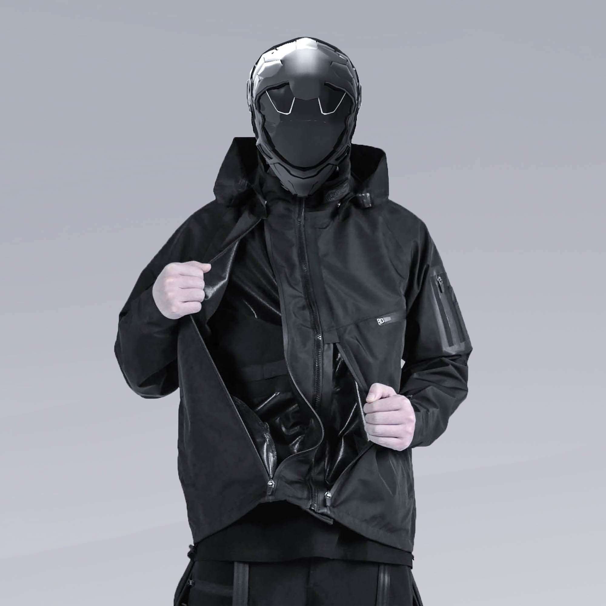 SILENSTORM Waterproof Double-Zip Multi-Pocket Jacket, premium urban and streetwear designers apparel on PROJECTISR.com, SILENSTORM