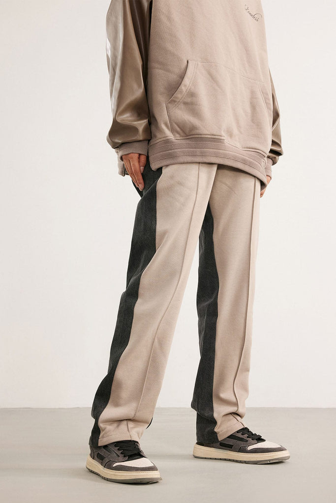 BONELESS Contrast Color Spliced Sweatpants, premium urban and streetwear designers apparel on PROJECTISR.com, BONELESS
