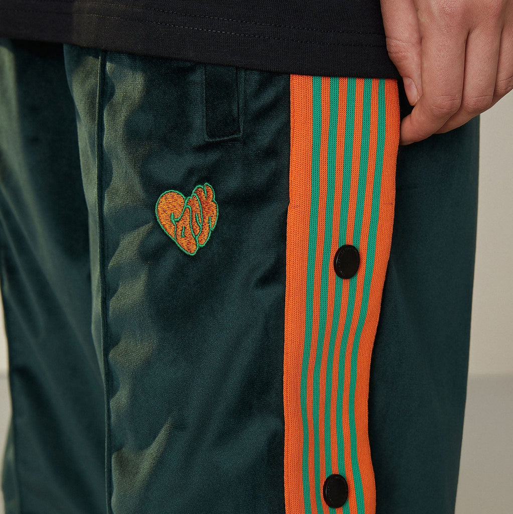 Conklab Stripe Buttoned Velvet Shorts - PROJECTISR US