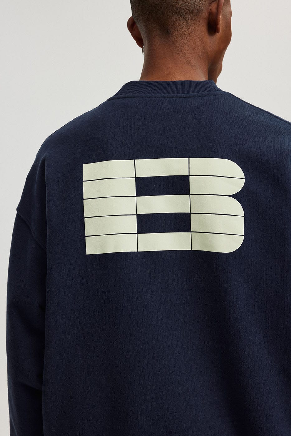 BONELESS Essential Plaid B LOGO Sweatshirt, premium urban and streetwear designers apparel on PROJECTISR.com, BONELESS