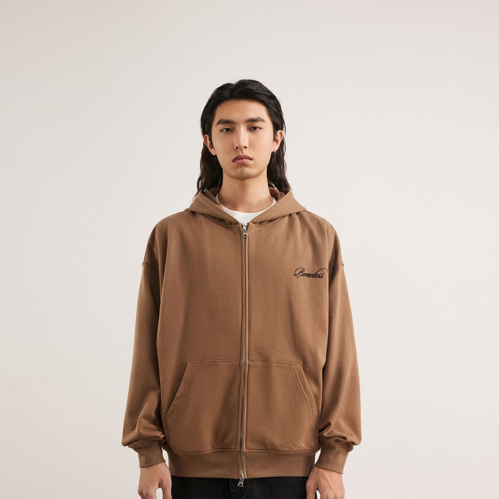 BONELESS Coordinate Zip-up Hoodie | PROJECTISR US