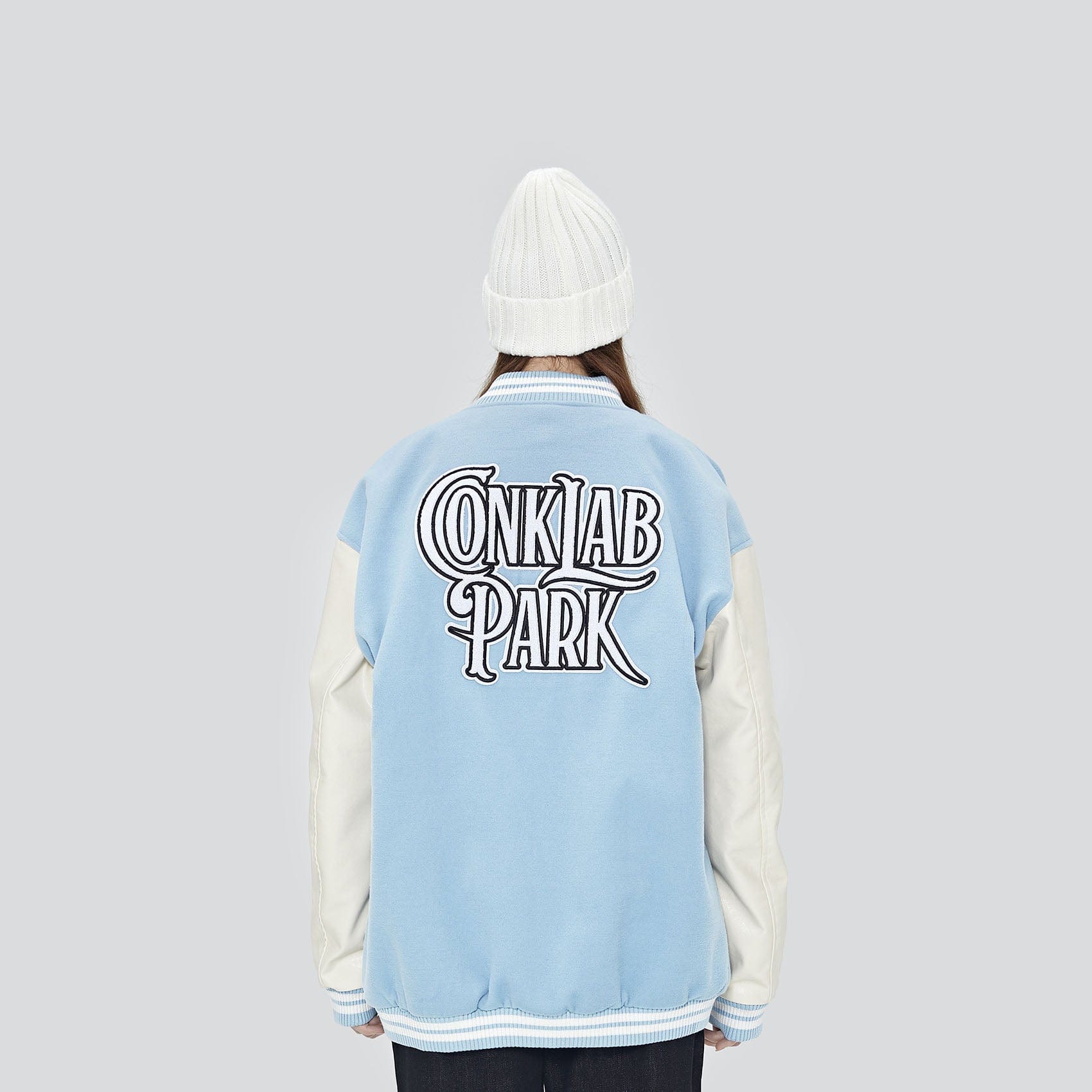 CONKLAB Angel Bear Varsity Jacket, premium urban and streetwear designers apparel on PROJECTISR.com, Conklab