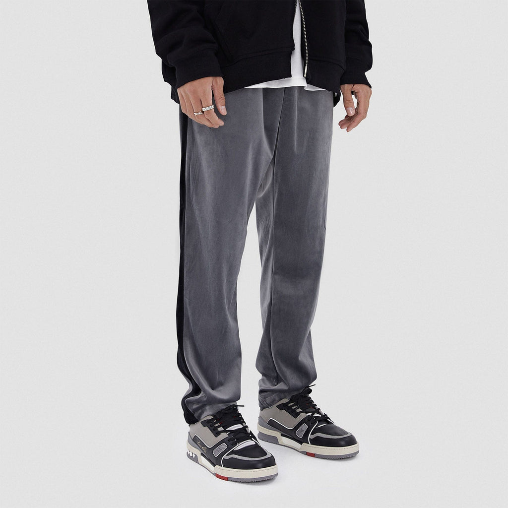 BONELESS Velvet Side Stripe Pants - PROJECTISR US