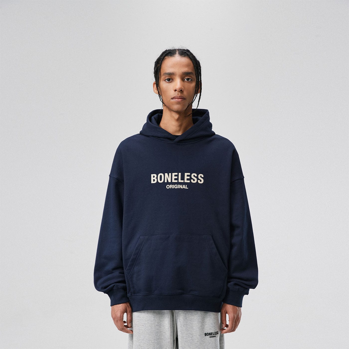 BONELESS Original Series LOGO Hoodie, premium urban and streetwear designers apparel on PROJECTISR.com, BONELESS