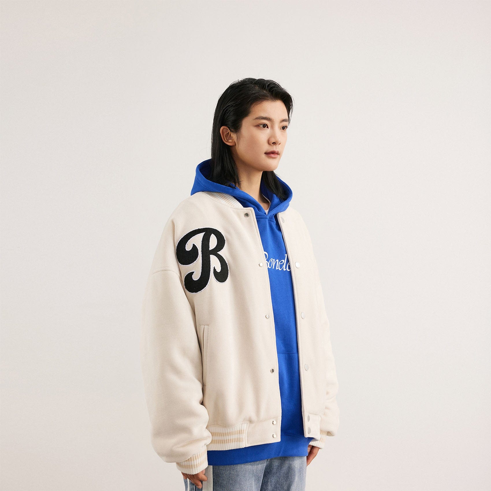 BONELESS Waffle Skater Varsity Jacket | PROJECTISR US