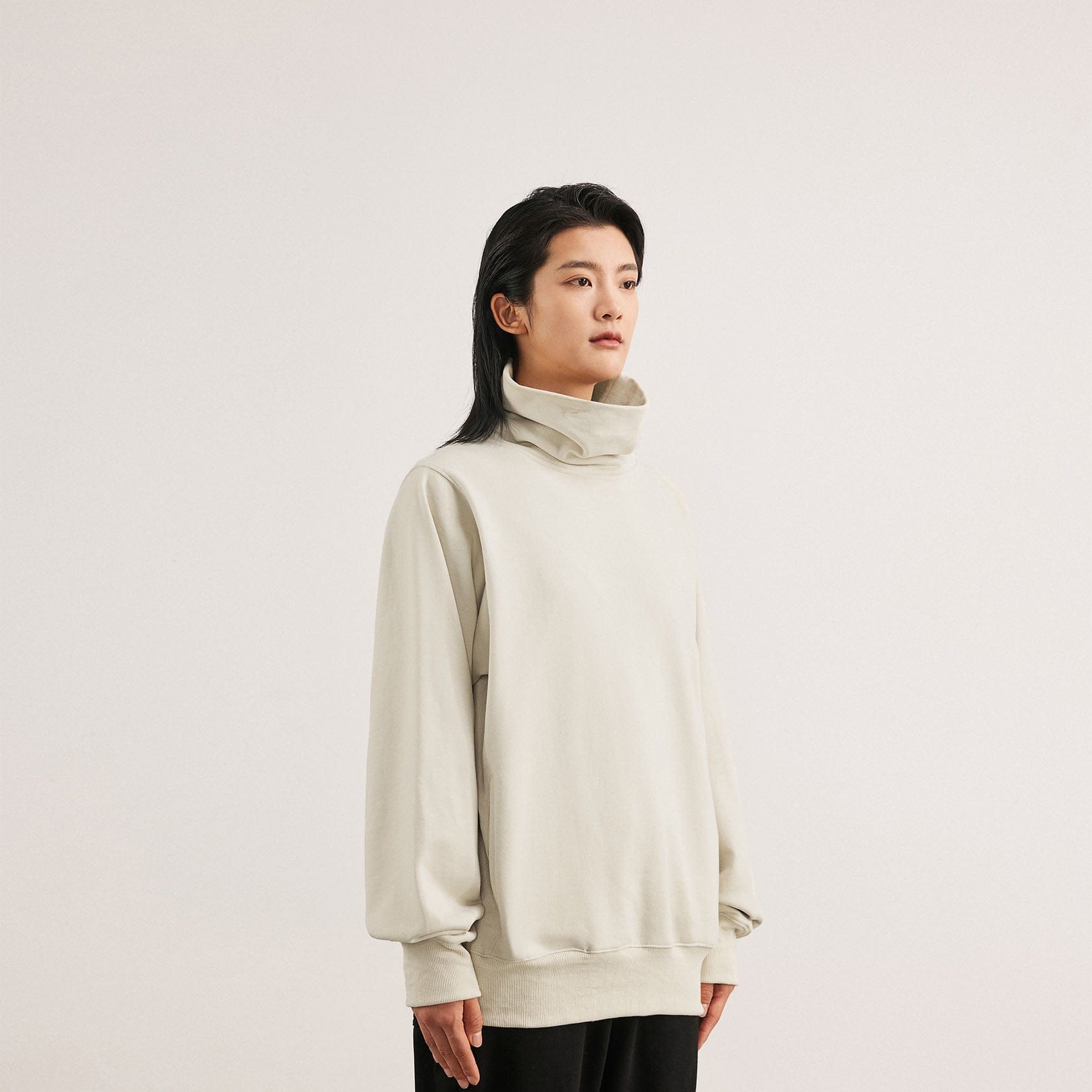 BONELESS High Collar Classic Sweatshirt, premium urban and streetwear designers apparel on PROJECTISR.com, BONELESS