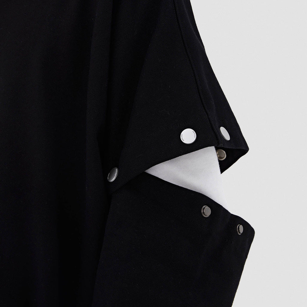 BONELESS Buttoned Sleeves Hoodie - PROJECTISR US