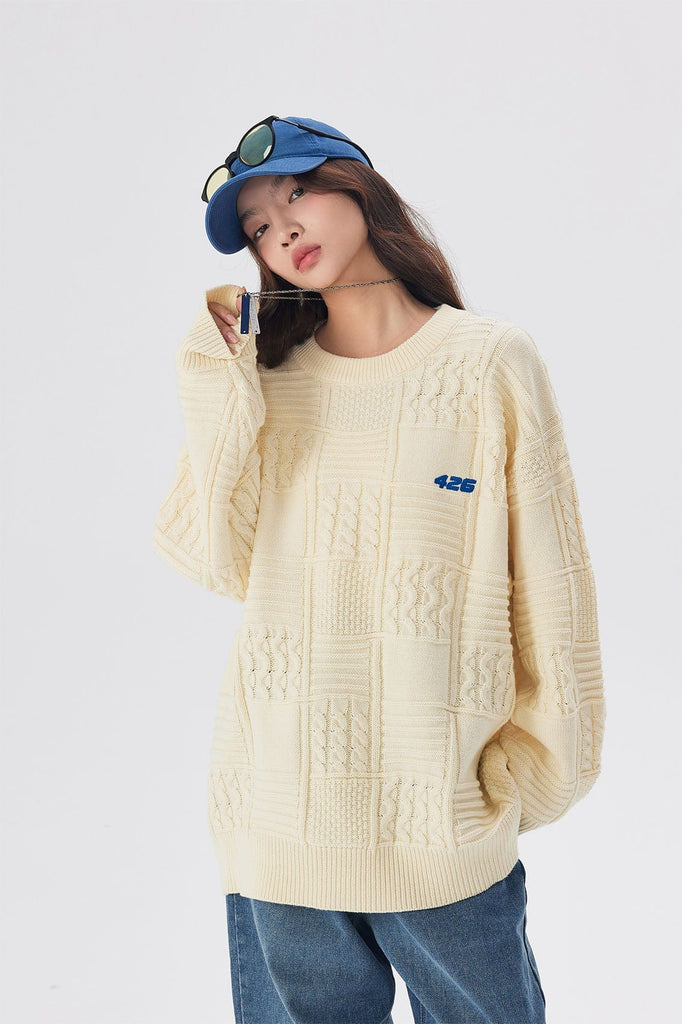 F426 Multi-Jacquard Sweater, premium urban and streetwear designers apparel on PROJECTISR.com, F426