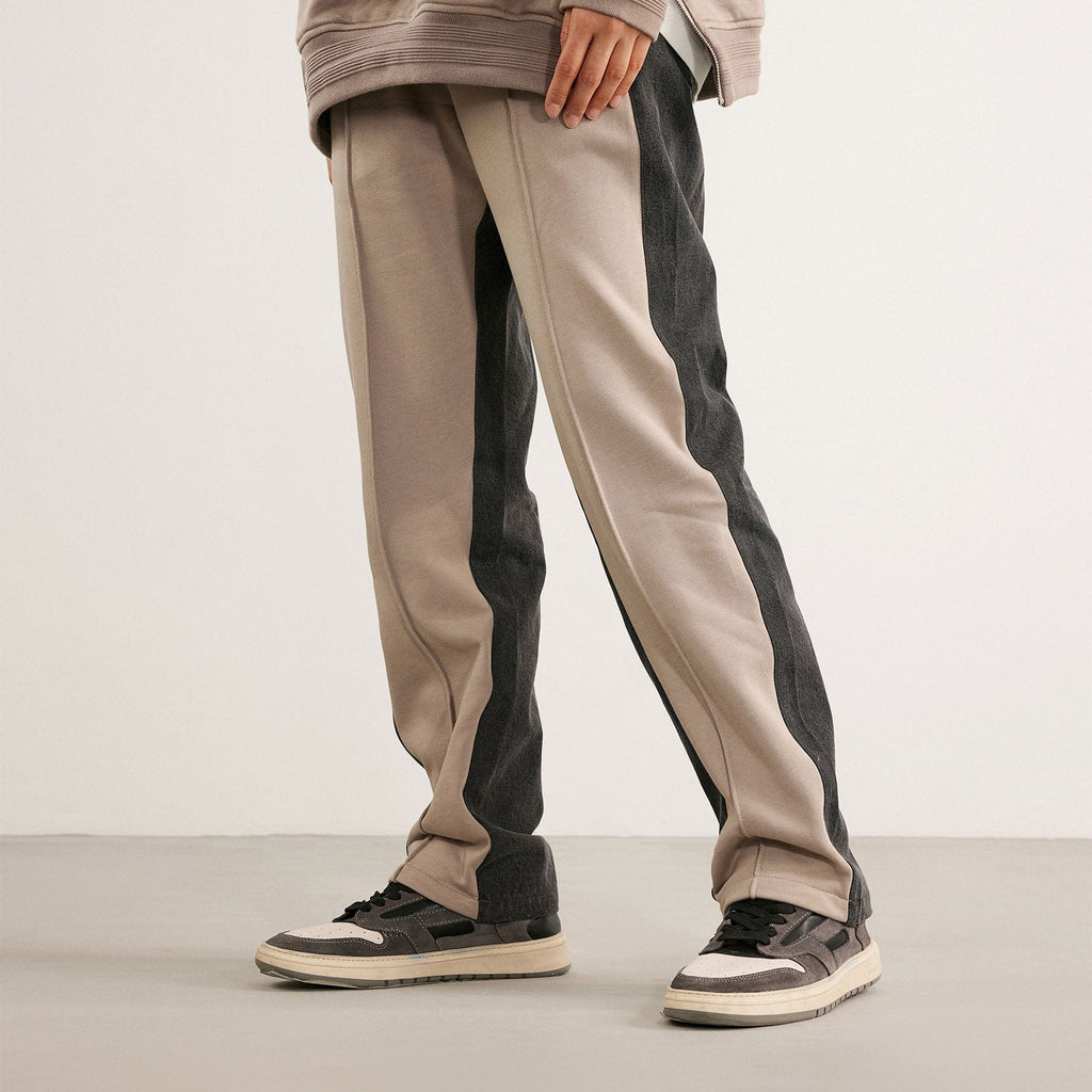 BONELESS Contrast Color Spliced Sweatpants, premium urban and streetwear designers apparel on PROJECTISR.com, BONELESS