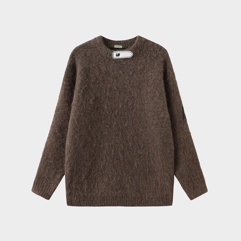 UMAMIISM The Tagged Mohair Sweater, premium urban and streetwear designers apparel on PROJECTISR.com, UMAMIISM