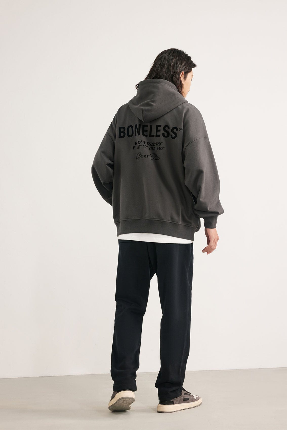 BONELESS Coordinate Zip-up Hoodie | PROJECTISR US