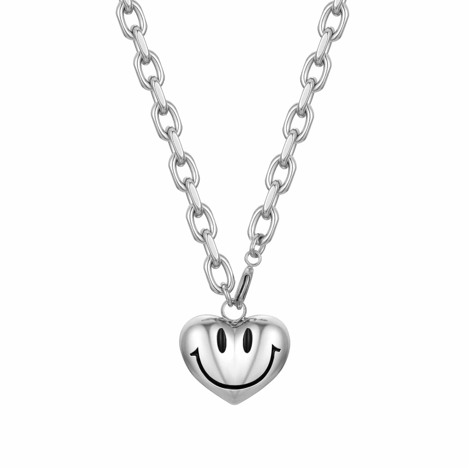 LURS Smiling Heart Necklace, premium urban and streetwear designers apparel on PROJECTISR.com, LURS