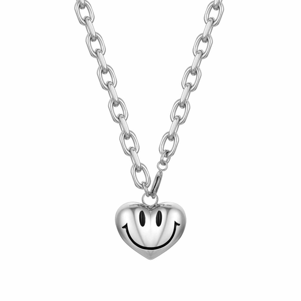 LURS Smiling Heart Necklace, premium urban and streetwear designers apparel on PROJECTISR.com, LURS