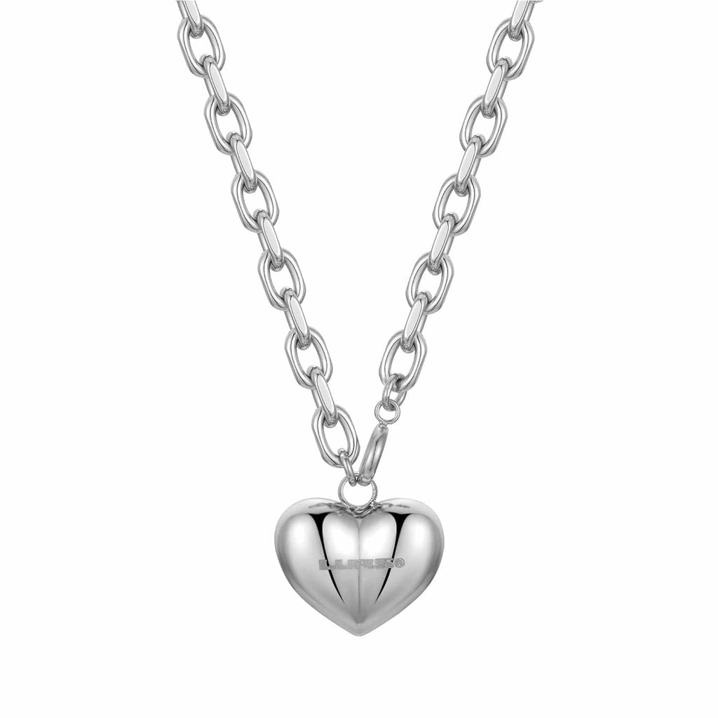 LURS Smiling Heart Necklace, premium urban and streetwear designers apparel on PROJECTISR.com, LURS