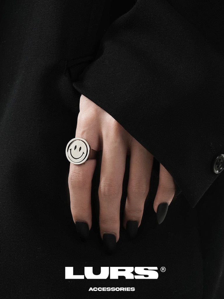 LURS Spinning Emoji Ring, premium urban and streetwear designers apparel on PROJECTISR.com, LURS