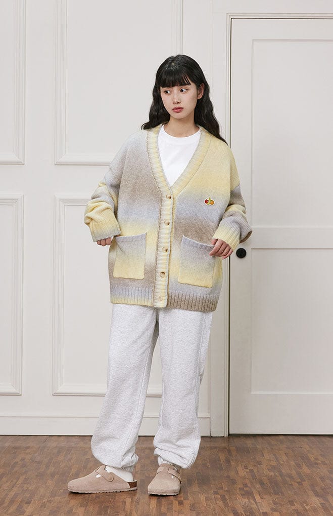 CONKLAB Fruit Trio Gradient Cardigan, premium urban and streetwear designers apparel on PROJECTISR.com, Conklab