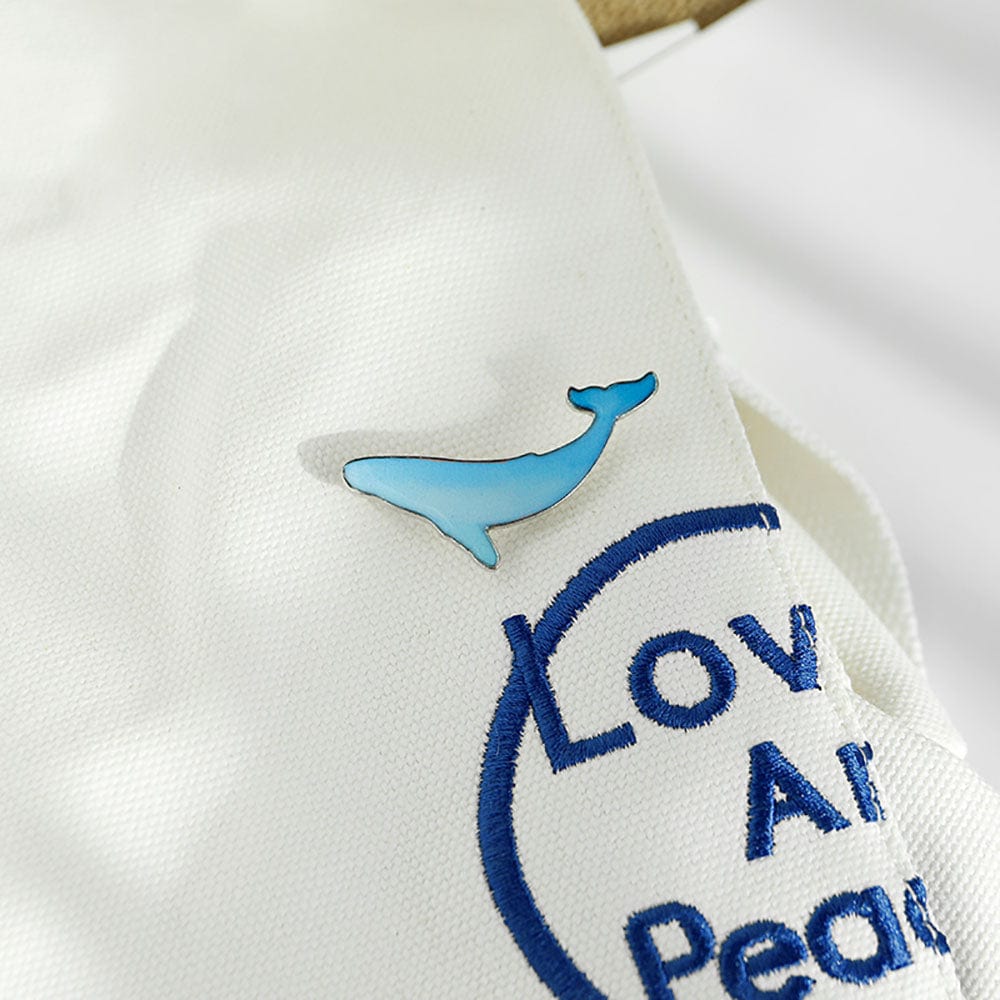 A LITTLE Whale Pin, premium urban and streetwear designers apparel on PROJECTISR.com, A LITTLE