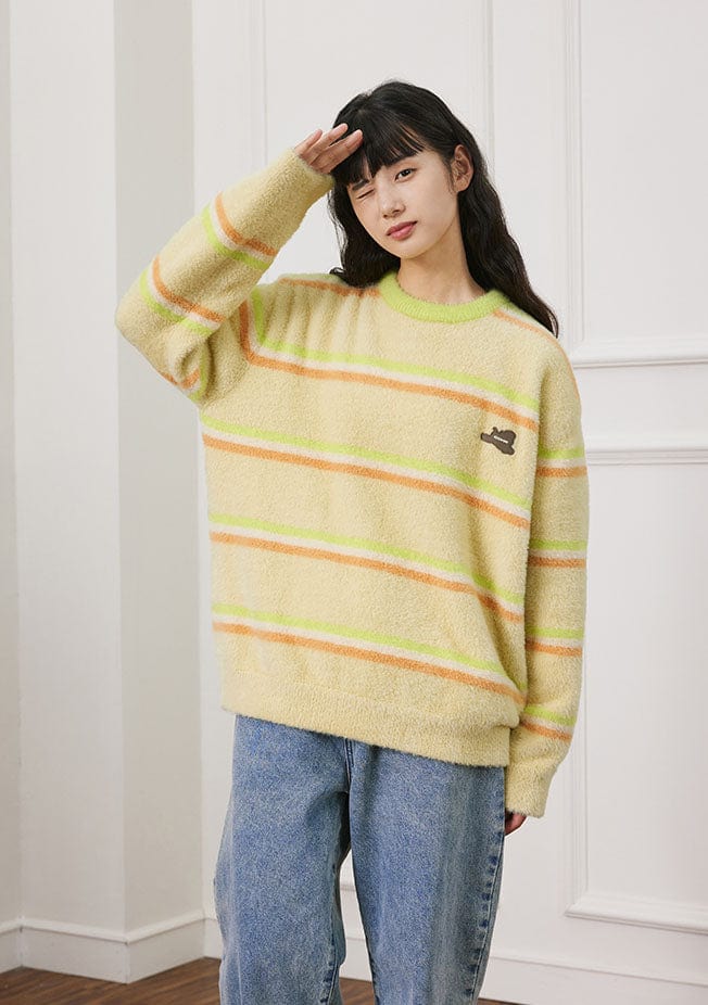 CONKLAB Striped Sweater, premium urban and streetwear designers apparel on PROJECTISR.com, Conklab