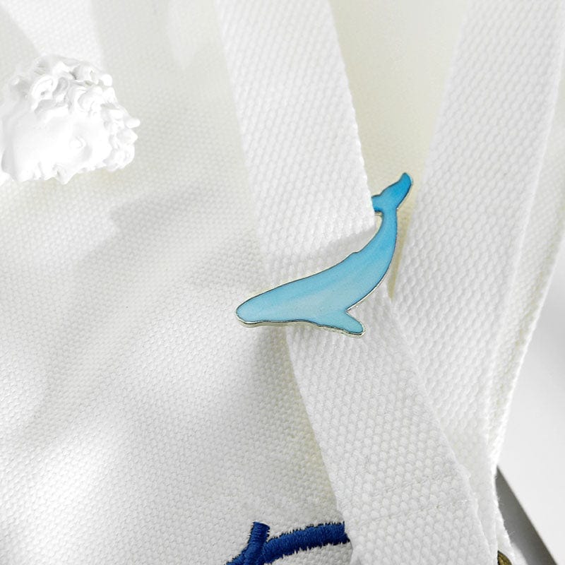 A LITTLE Whale Pin, premium urban and streetwear designers apparel on PROJECTISR.com, A LITTLE