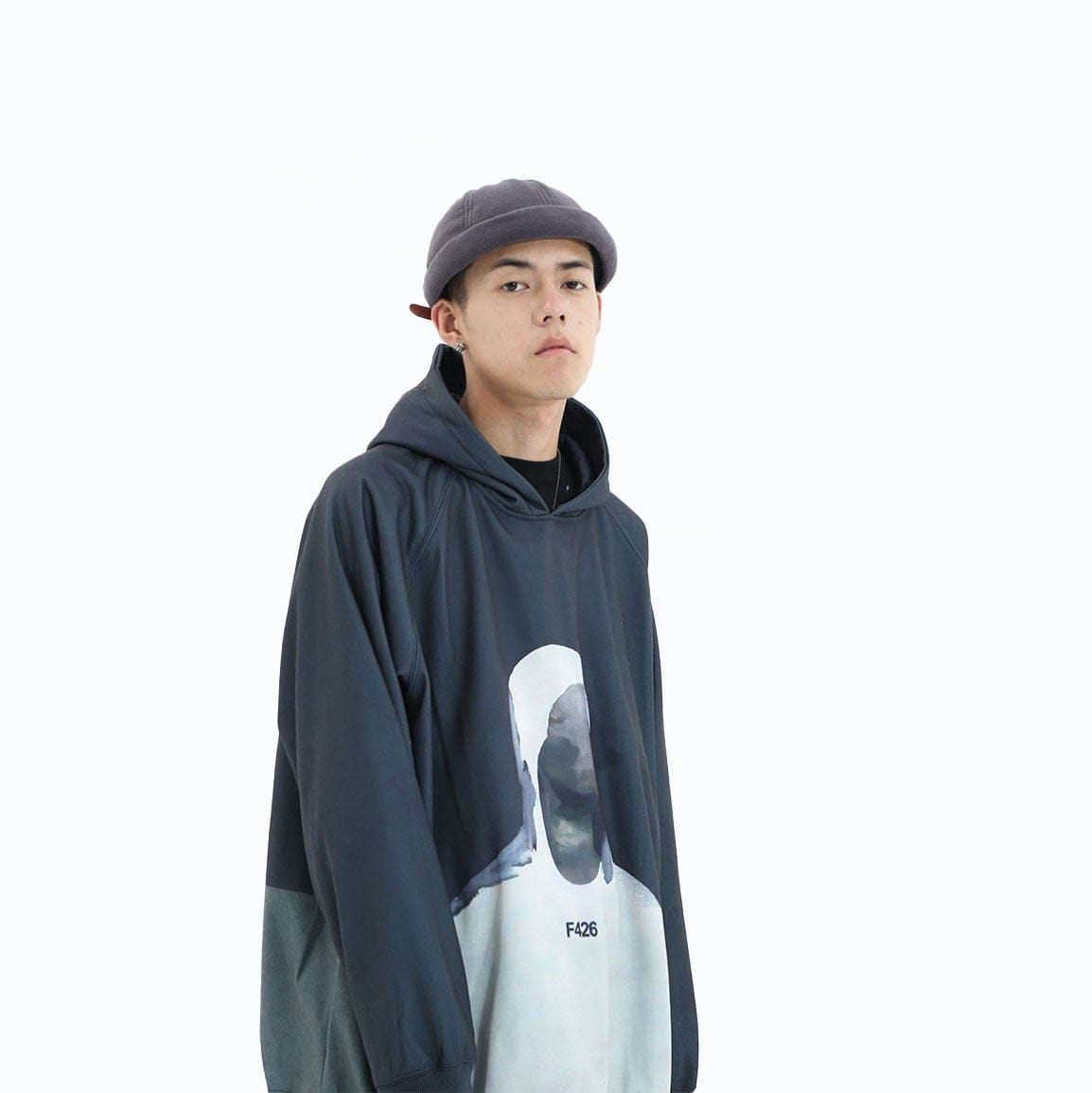 F426 Impressionism Portrait Hoodie S Left) PROJECTISR M Size | US (Only