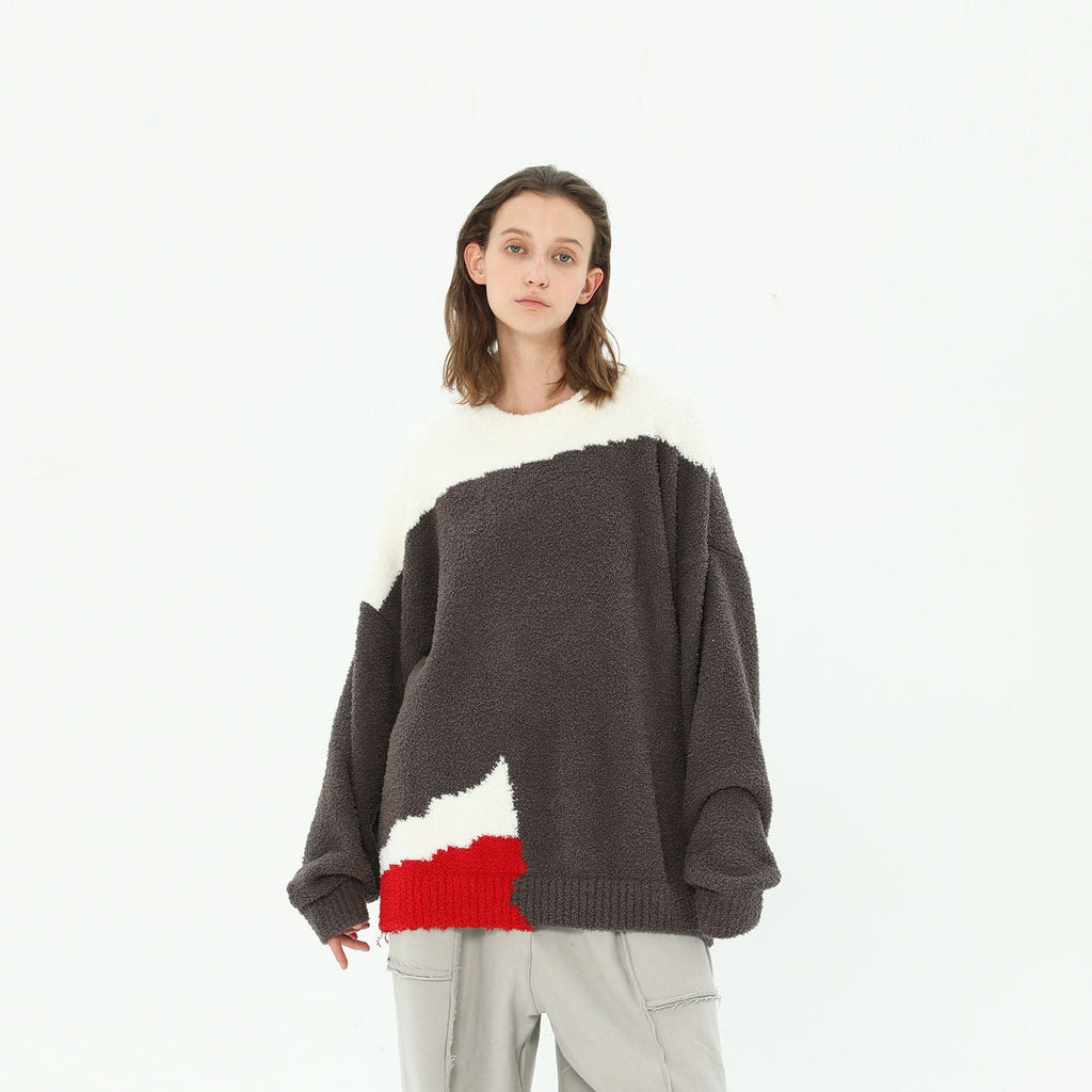 MIICHOUS Gradient Oversized Sweater, premium urban and streetwear designers apparel on PROJECTISR.com, Miichous