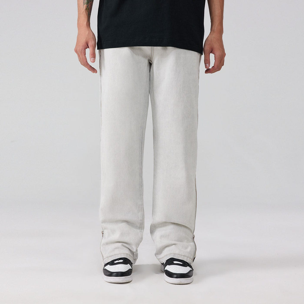 BONELESS Side Zipper Jeans, premium urban and streetwear designers apparel on PROJECTISR.com, BONELESS