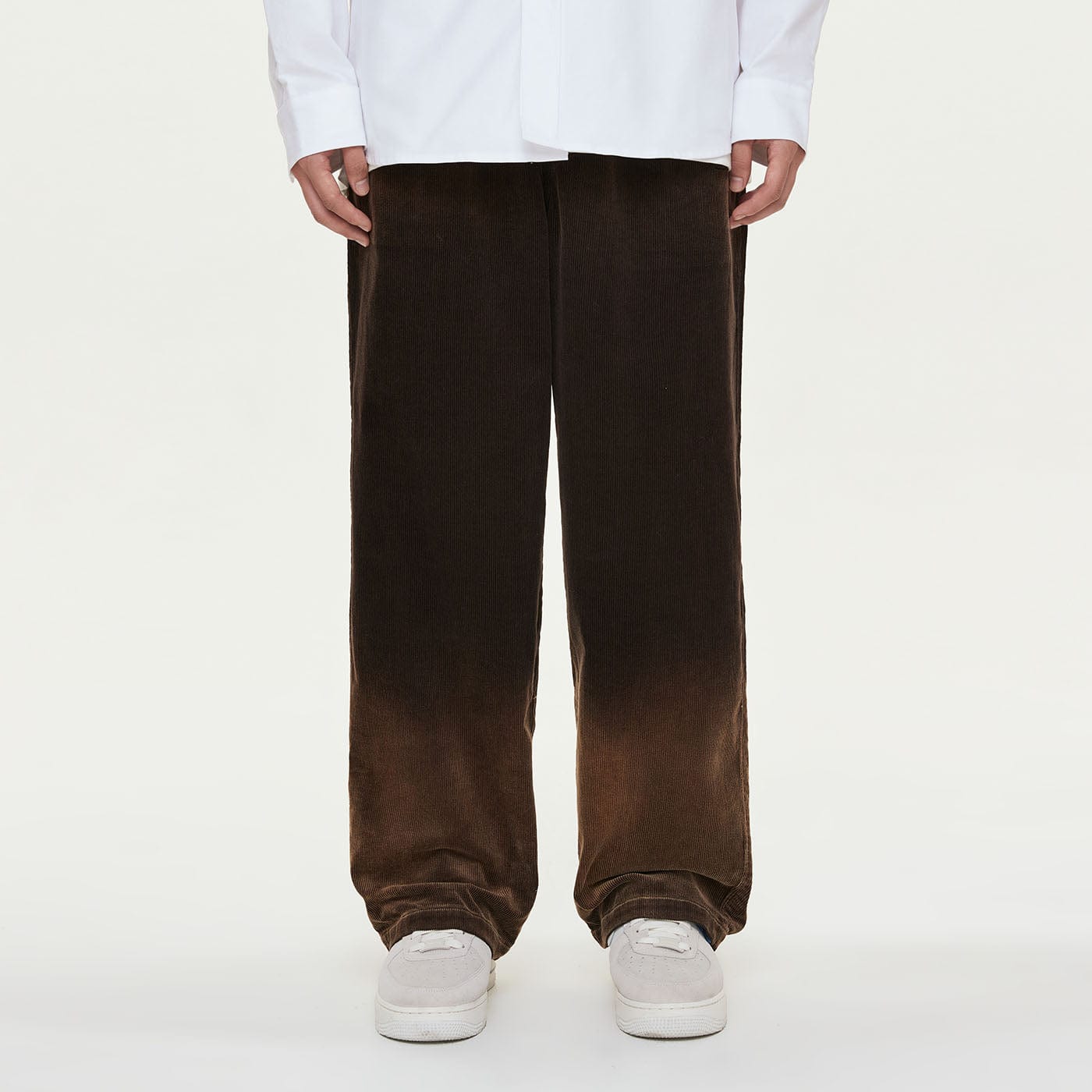 CONKLAB Creased Gradient Straight Pants, premium urban and streetwear designers apparel on PROJECTISR.com, Conklab