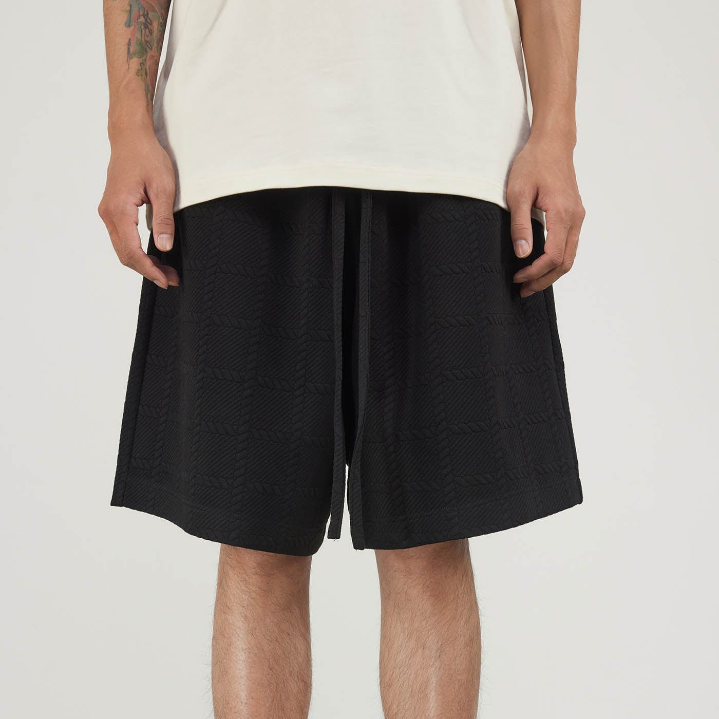 BONELESS Rope Shorts, premium urban and streetwear designers apparel on PROJECTISR.com, BONELESS