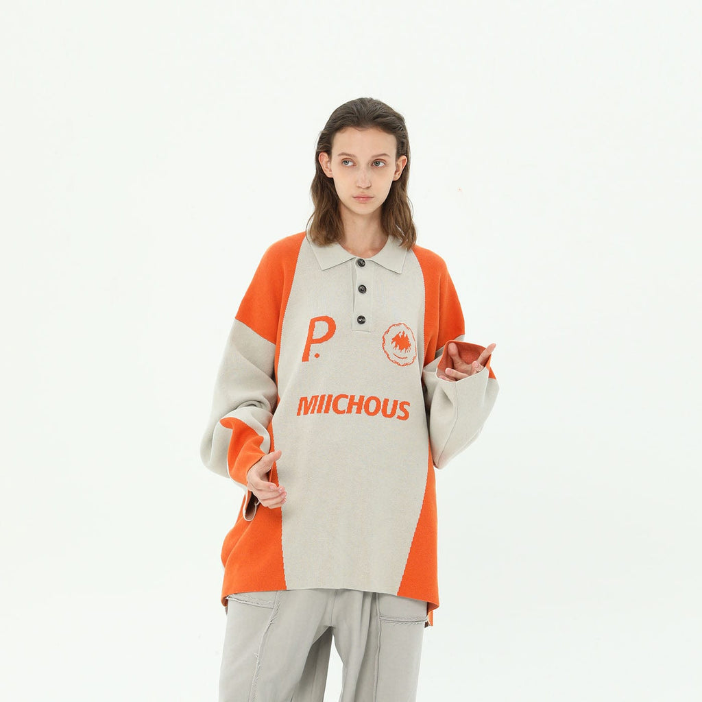MIICHOUS Retro Polo Knitted Sweatshirt, premium urban and streetwear designers apparel on PROJECTISR.com, Miichous